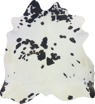Cow Hide Natural Large Black/White Spot