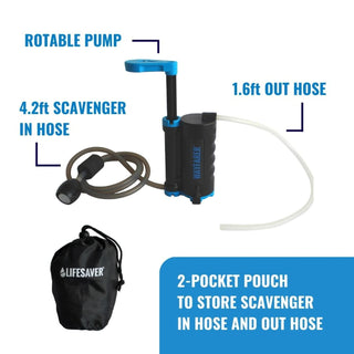 LifeSaver Wayfarer Portable Water Filter pump system