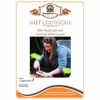 Gift Voucher - 24hr Bushcraft and Survival Skills Course