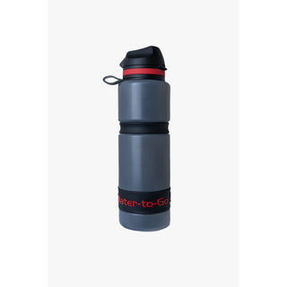 Water To Go 75cl water filter bottle in Red for camping and outdoors