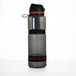 Water To Go 75cl water filter bottle in Red for camping and outdoors
