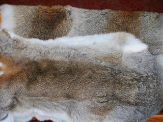 Rabbit Skin Tanned Fur