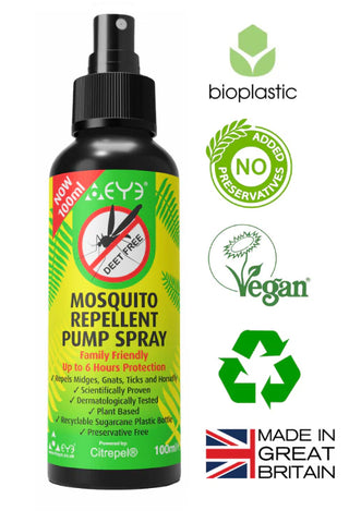 Mosquito Repellent Pump Spray 100ml | Midge, Tick Repellent