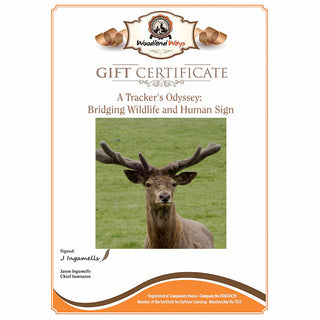 A Tracker's Odyssey: Bridging Wildlife and Human Sign Gift Voucher