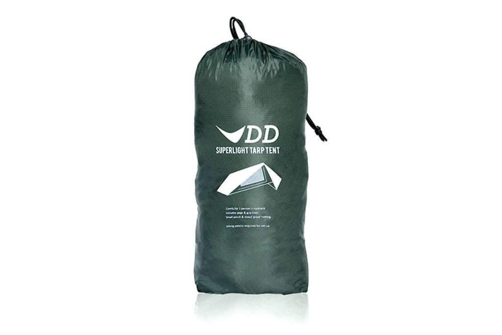 dd superlight tarp tent Olive Green Rahmengröße:60,5 cm - L Komfort und Natur auf 3-in-1 tas Part of the new
