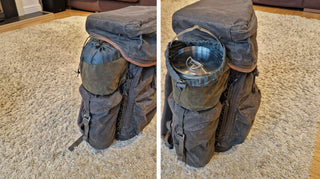 The finished pouches ready for the next adventure