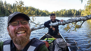 Birch tree on the lake