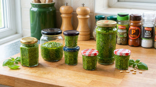 Wild Garlic Pesto ready to go