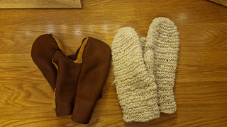 Woodland Ways - Finished Mittens