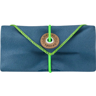 The Opinel Picnic + Set, a convenient set of cutlery comprised of an Opinel No.8 knife, a fork and a spoon which attach to the knife, and a microfibre towel case.