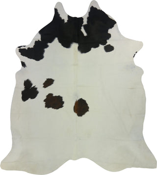 Cow Hide Natural Large Black/White Spot