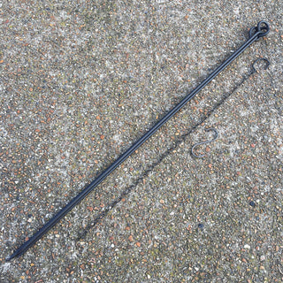 Campfire Cookshop 150cm Tripod. Handforged from thick mild steel, supplied with hook and chain.