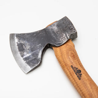 Gransfors Bruk Small Carving Axe. Hickory handle and an upswept blade made to the usual high standards expected of Gransfors Bruk.