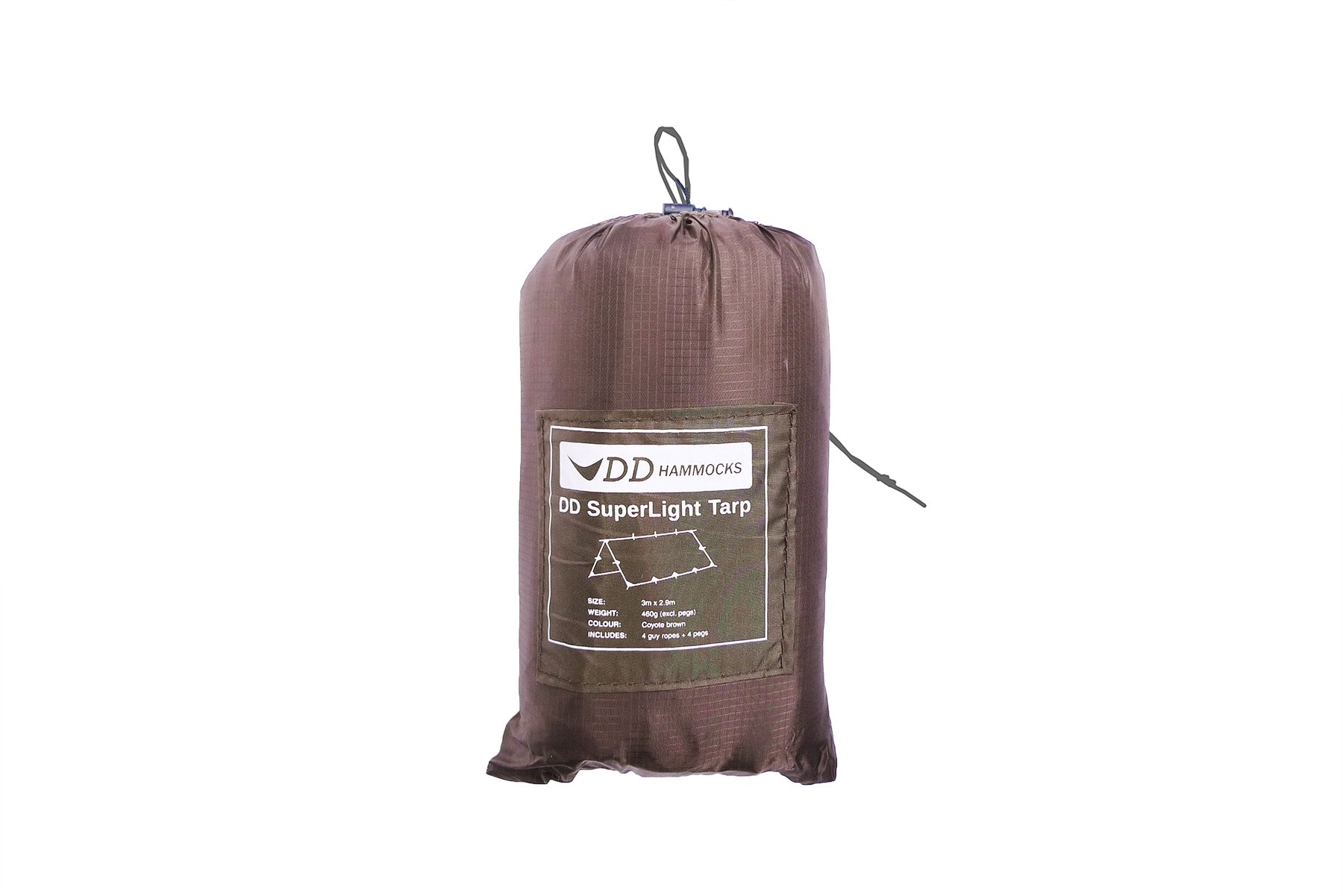 dd tarp 3x3 - coyote brown DD SuperLight 3 X 2.9 Tarp Coyote Brown