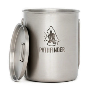 Pathfinder Stainless Steel mug for camping and outdoors