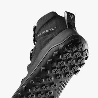 Vivobarefoot Tracker Textile AT waterproof boots in Obsidian.