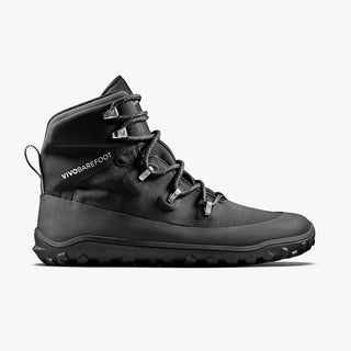 Vivobarefoot Tracker Textile AT waterproof boots in Obsidian.