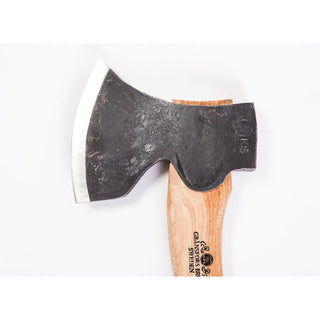 Gransfors Bruk Large Carving Axe. Hickory handle and an upswept blade made to the usual high standards expected of Gransfors Bruk.