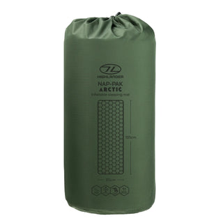 Highlander R11 insulated inflatable sleeping mat, a compact package that's also light weight but very effective.