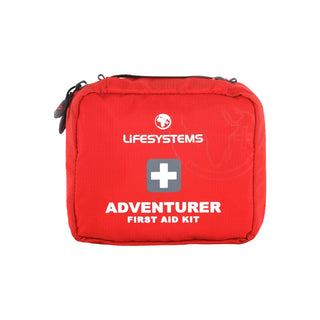 LifeSystems Adventurer first aid kit, a red pouch containing first aid supplies