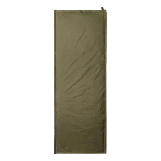Snugpak Antarctic Mat, a green fabric roll up sleep mat.