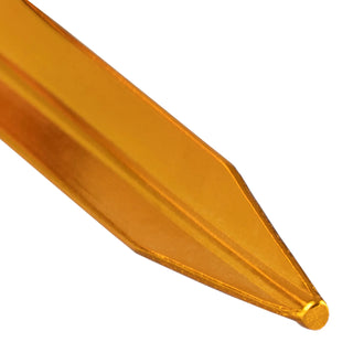 Highlander Arrow aluminium tent pegs. 7" (18cm) pegs to secure your tarp or tent against bad weather, when pitched on hard or soft ground. Bright orange colour with high visibility cord to reduce loss.