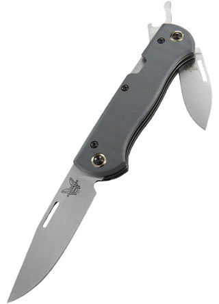 Benchmade Weekender Folding pocket knife. Grey G10 scales