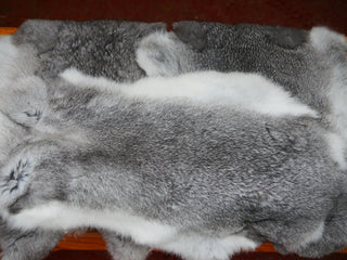 Rabbit Skin Tanned Fur