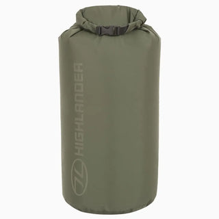 Ranger Green dry sacks from Highlander. Waterproof bags for your kit and clothing.