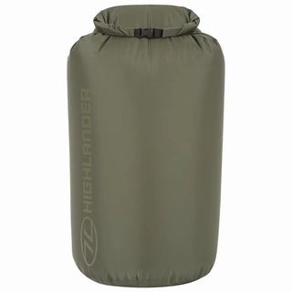 Ranger Green dry sacks from Highlander. Waterproof bags for your kit and clothing.