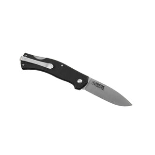 Casstrom Lars Falt Locking EDC knife in Raven Back  handle material. Ideal for camping or work.