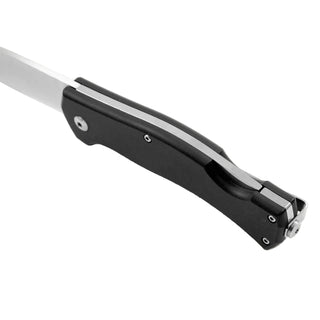 Casstrom Lars Falt Locking EDC knife in Raven Black handle material. Ideal for camping or work.