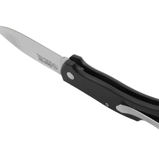 Casstrom Lars Falt Locking EDC knife in Raven Black handle material. Ideal for camping or work.