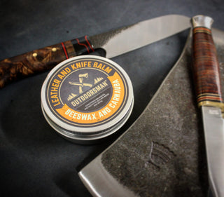 OUTDOORSMAN Leather and Knife balm