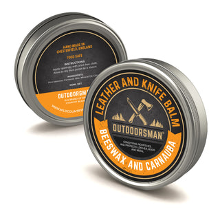 OUTDOORSMAN Leather and Knife balm