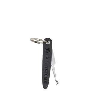 LifeSystems compact tick tweezers, a keyring tool to help you remove ticks safely.