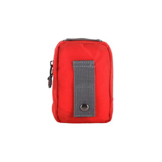 LifeSystems Pocket First Aid kit - a red pouch containing some basic first aid supplies