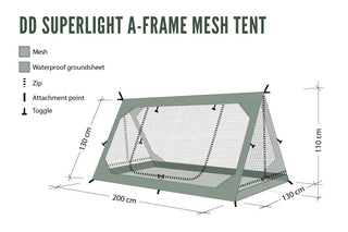 DD SuperLight A-Frame MeshTent