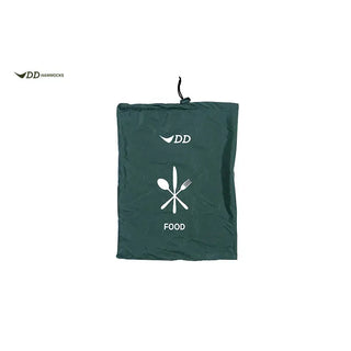 DD Organiser bags, 5 waterproof bags to organise your kit when in the outdoors. Green waterproof bags with a drawstring closure.