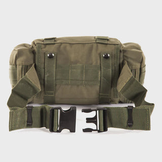 Snugpak Responsepack - a lightweight and convenient hip pack for essential items. zipped pouches and molle loops allow safe storage of your kit