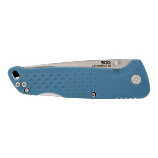 SOG Adventurer Lock Back folding knife n Nordic Blue