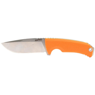SOG Tellus Fixed Blade Knife, with orange handle.