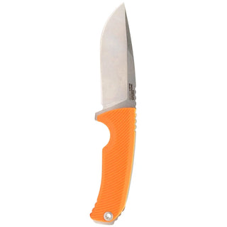 SOG Tellus Fixed Blade Knife, with orange handle.