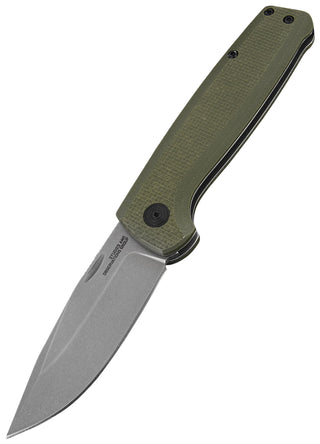 SOG Terminus Slip Joint knife, D2 steel blade with a green G10 handle, a reliable workhorse of a knife that looks the part too