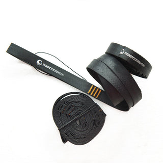 Ticket To The Moon Moon Straps - 2 black daisy chain straps to suspend your hammock easily. 