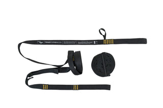 Ticket To The Moon Moon Straps - 2 black daisy chain straps to suspend your hammock easily. 