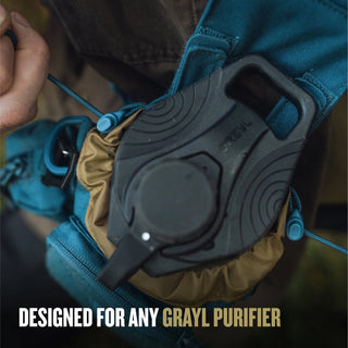 Grayl Transport 1.7L Bottle Sling, carry your Grayl Filter, and a few other things too, wherever you go with ease and comfort.