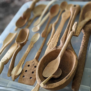 Carved Wooden Spoons 