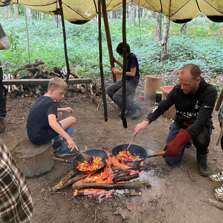 Woodland Ways - campfire cooking