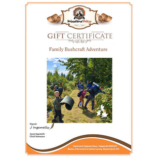 Gift Voucher - Family Bushcraft Adventure